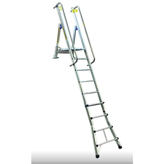 Vendita online Scala telescopica con piattaforma Abyss 6+4 gradini